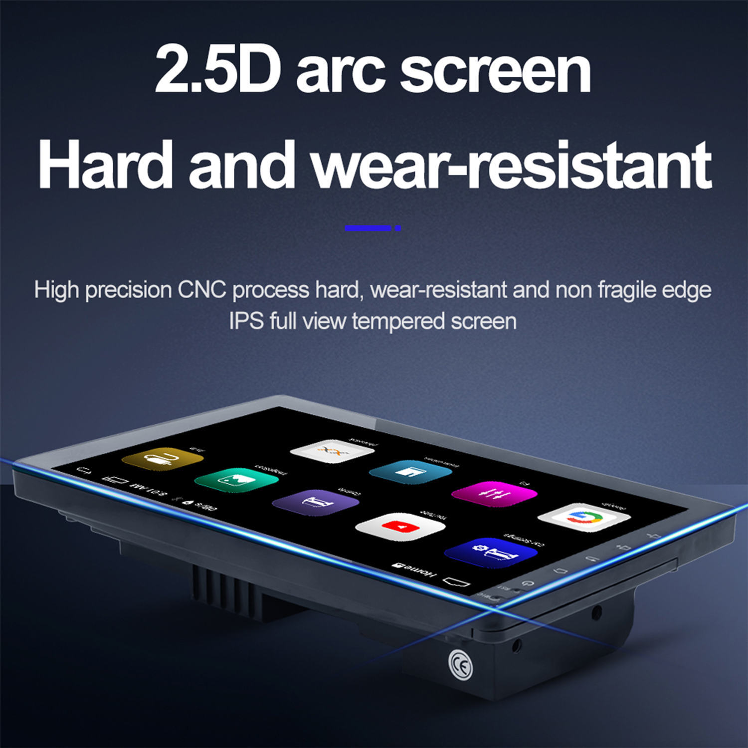 9′ 2-DIN Android 10.1 Car Radio 1+16GB Touch Screen Bluetooth WIFI S-9090