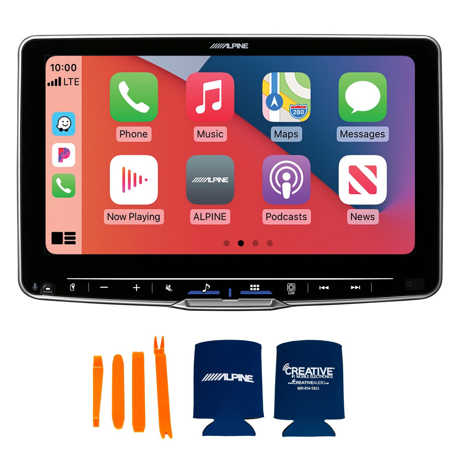 Alpine ILX-F509 Halo9 9″ Receiver Compatible with Wireless Android Auto & App…