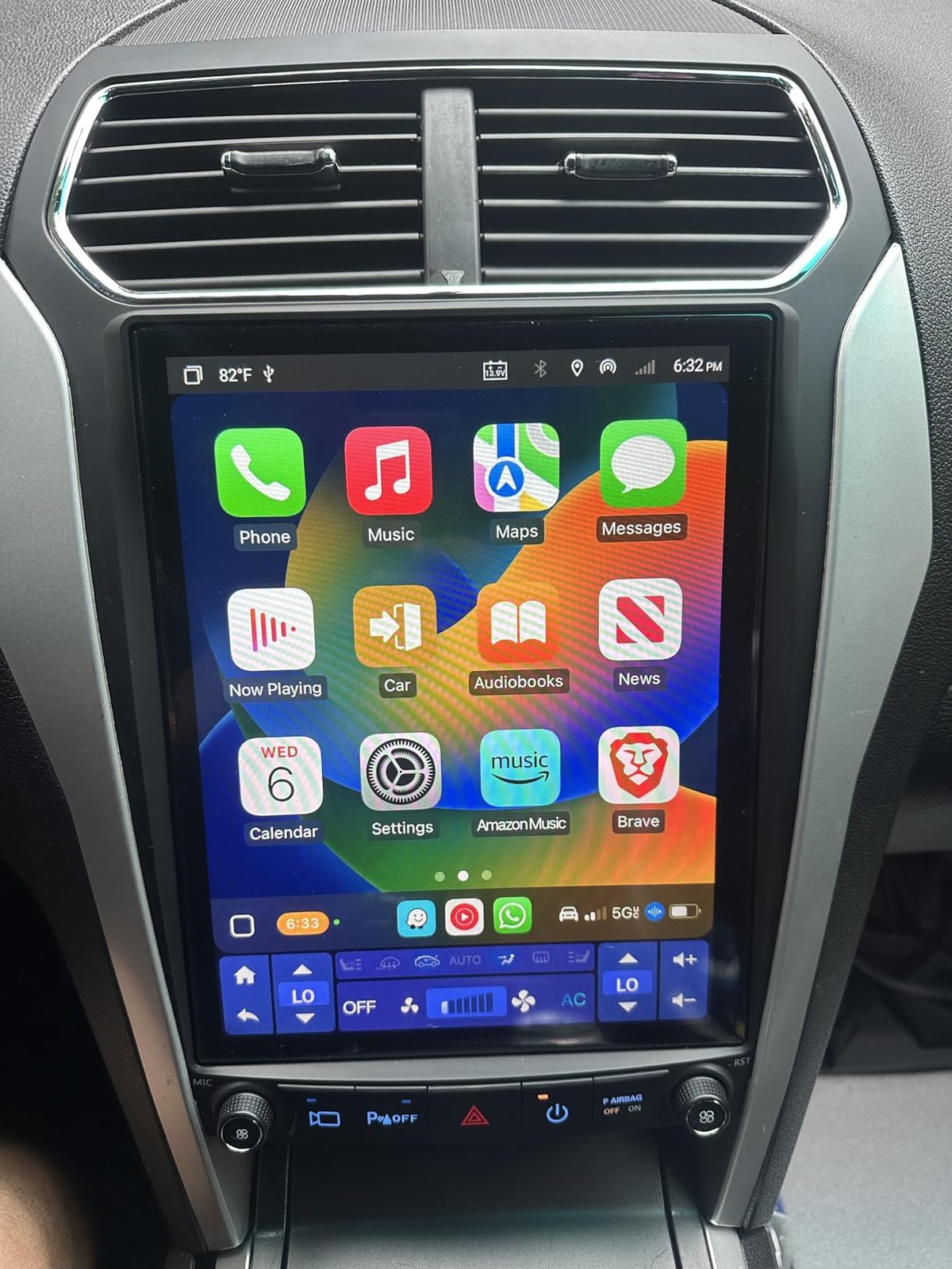 Android Car Navigation Radio 12.1″ for Ford Explorer 2011-2019 W.CarPlay 8 Core