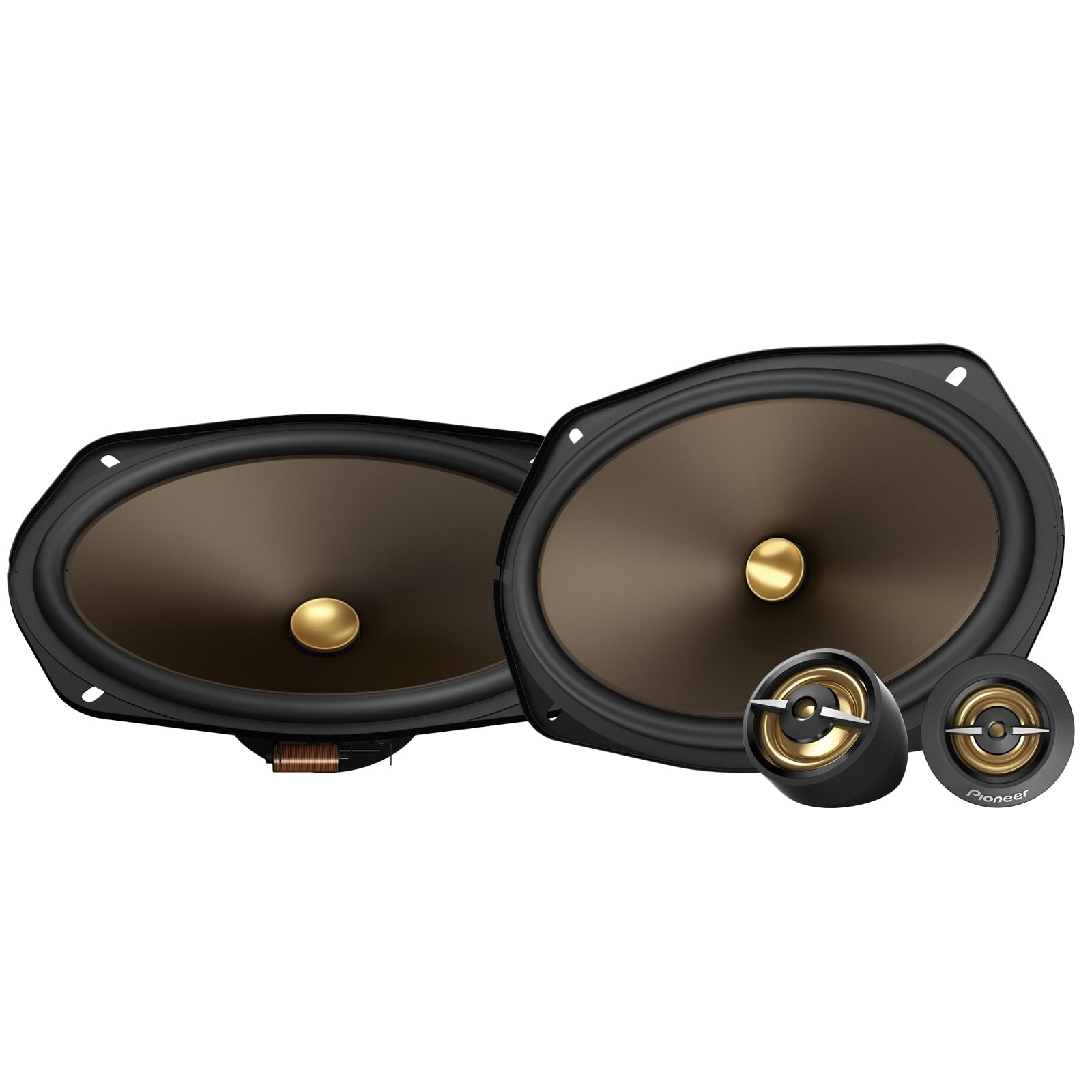 A-Series MAX TS-A693CH, 2-Way Component Car Audio Speakers, Full Range, Clear So