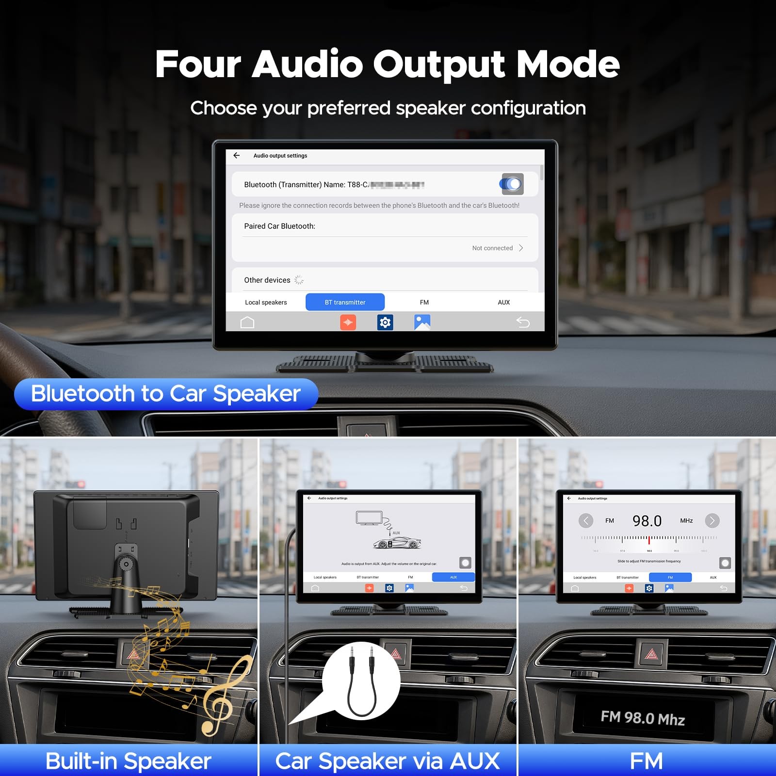 9” Carplay Screen with Net-Flix and 1080P Backup Upgraded Android Auto Scree…