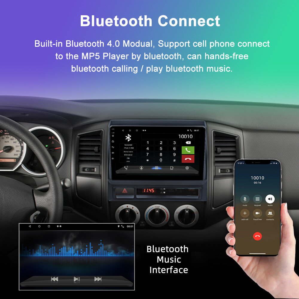 For Toyota Tacoma 2005-2015 Car Radio Stereo Android 13.0 Carplay GPS Head Units