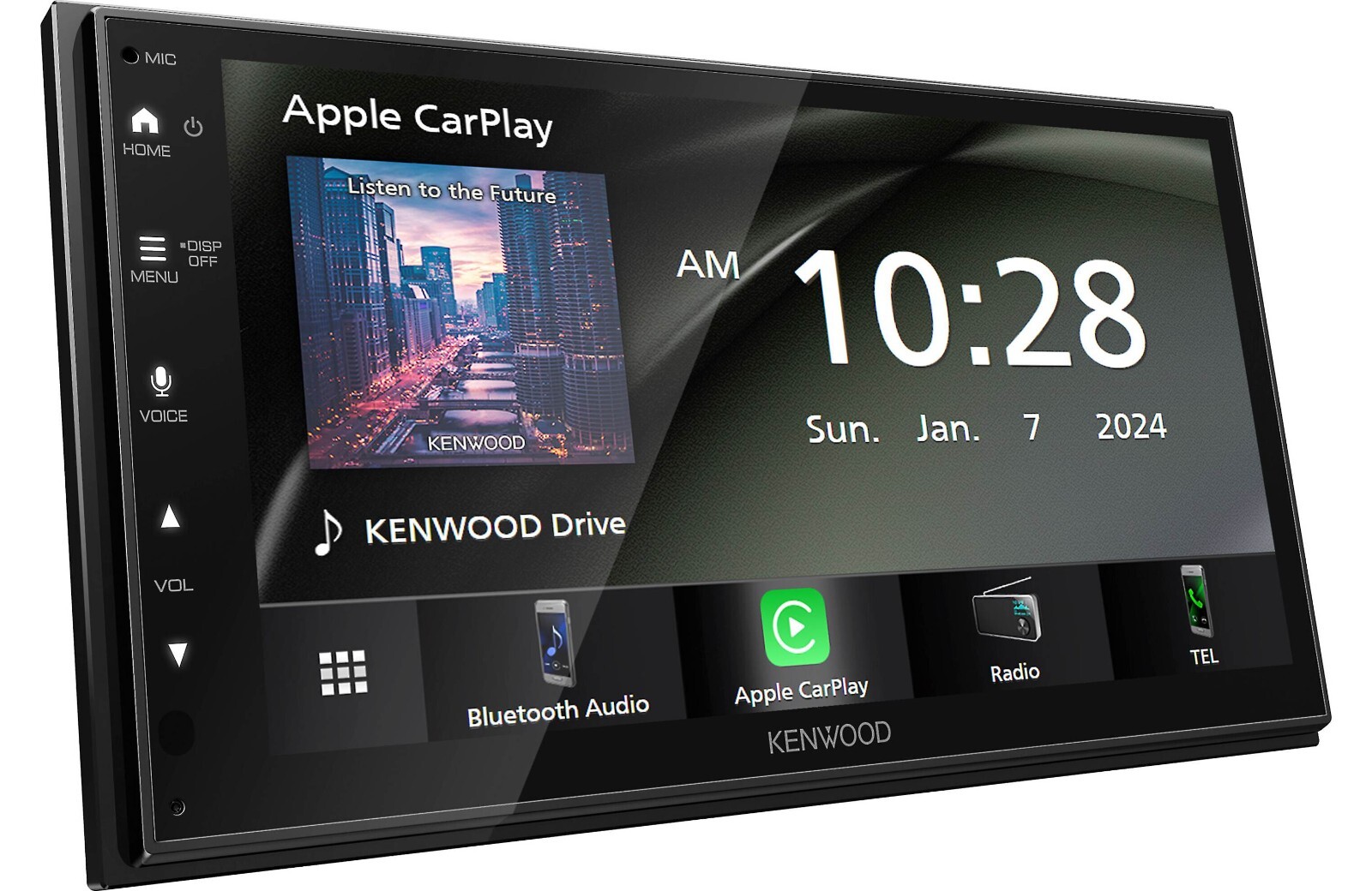 KENWOOD DMX40S Car Stereo, Apple CarPlay, Android Auto, CMOS-230LP Backup Camera