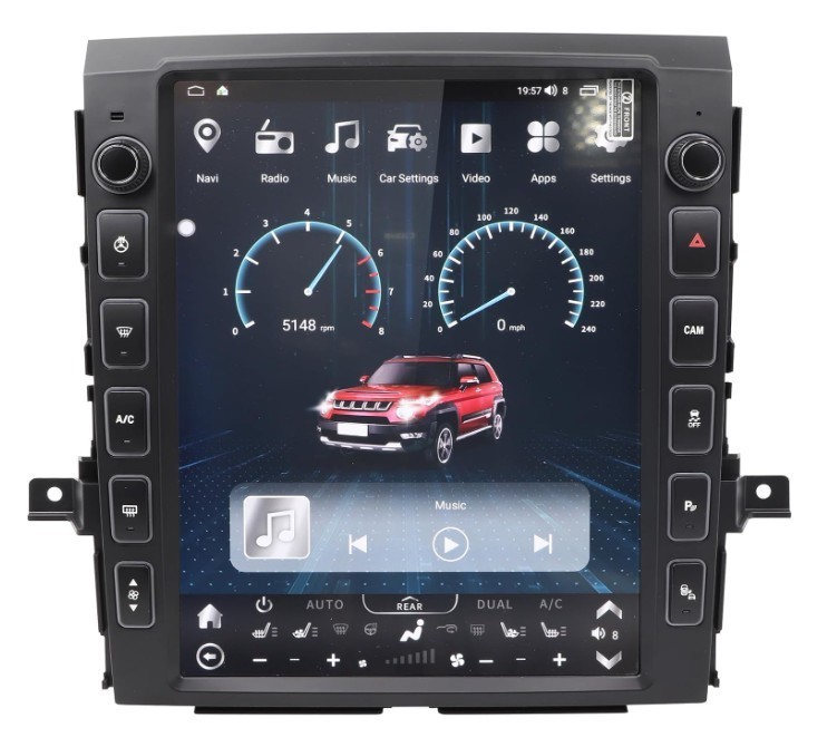 13” Car GPS Radio Navigation Stereo 8G+128G Carplay For Nissan Titan 2016-2019