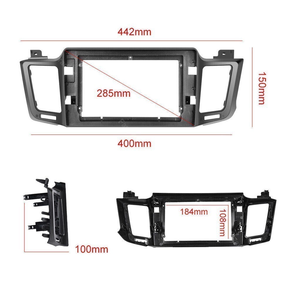 Car Radio Stereo Carplay For 2013-2018 Toyota RAV4 4+64G 10in Quad Core Player