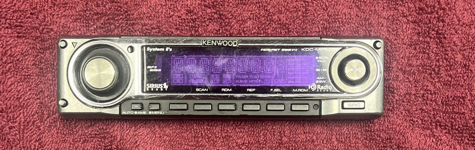 Kenwood KDC-MP528 Radio CD Reciever Face Only