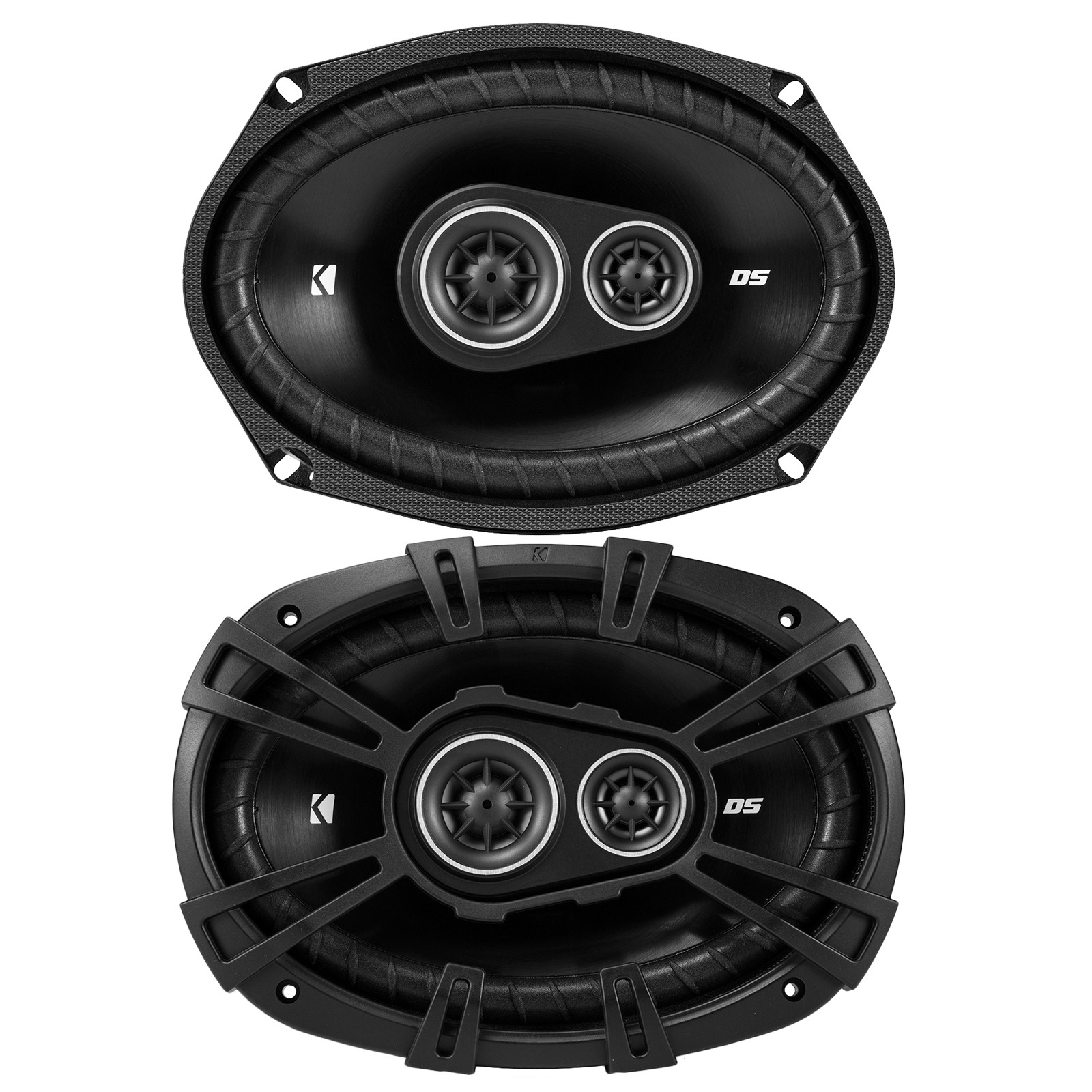 JVC KD-X38MBS Receiver, 2x 6×9″ 360W Speakers, 2x 6.5″ 240W Speakers, Amplifier