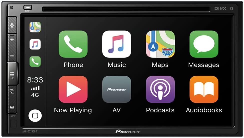 PIONEER AVH-Z5250BT in-Dash Double Din,DVD Multimedia AV Receiver / 6.8″ 