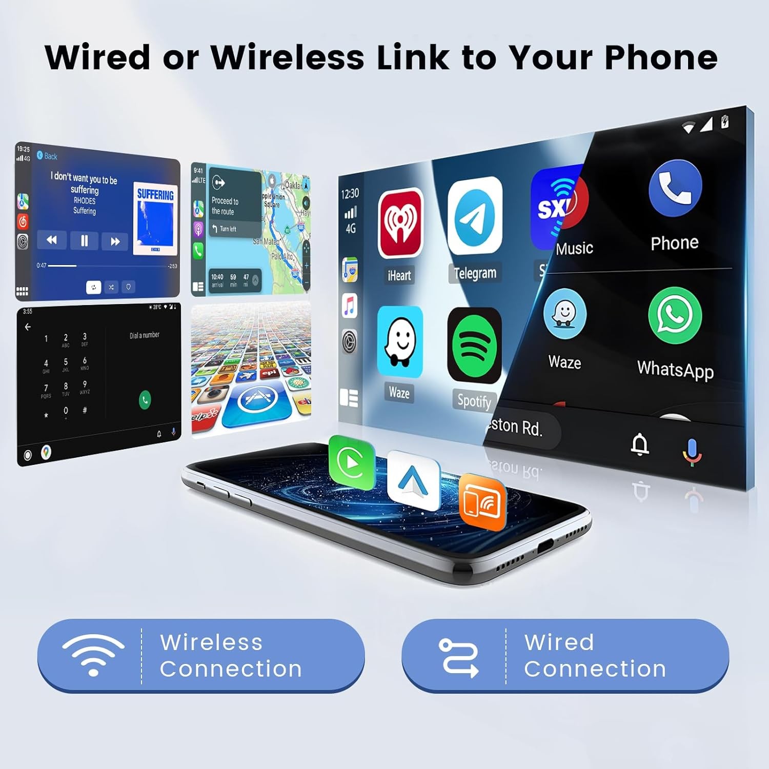 Android 15 For Suzuki Swift 2010-2016 Car Stereo Radio CarPlay SWC BT FM 2+64GB