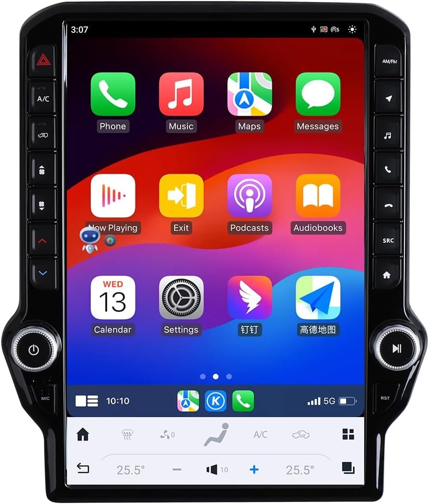 14.5″ For Dodge RAM 2013-2018 Android Car Radio Stereo GPS Navi Carplay 8G+128GB