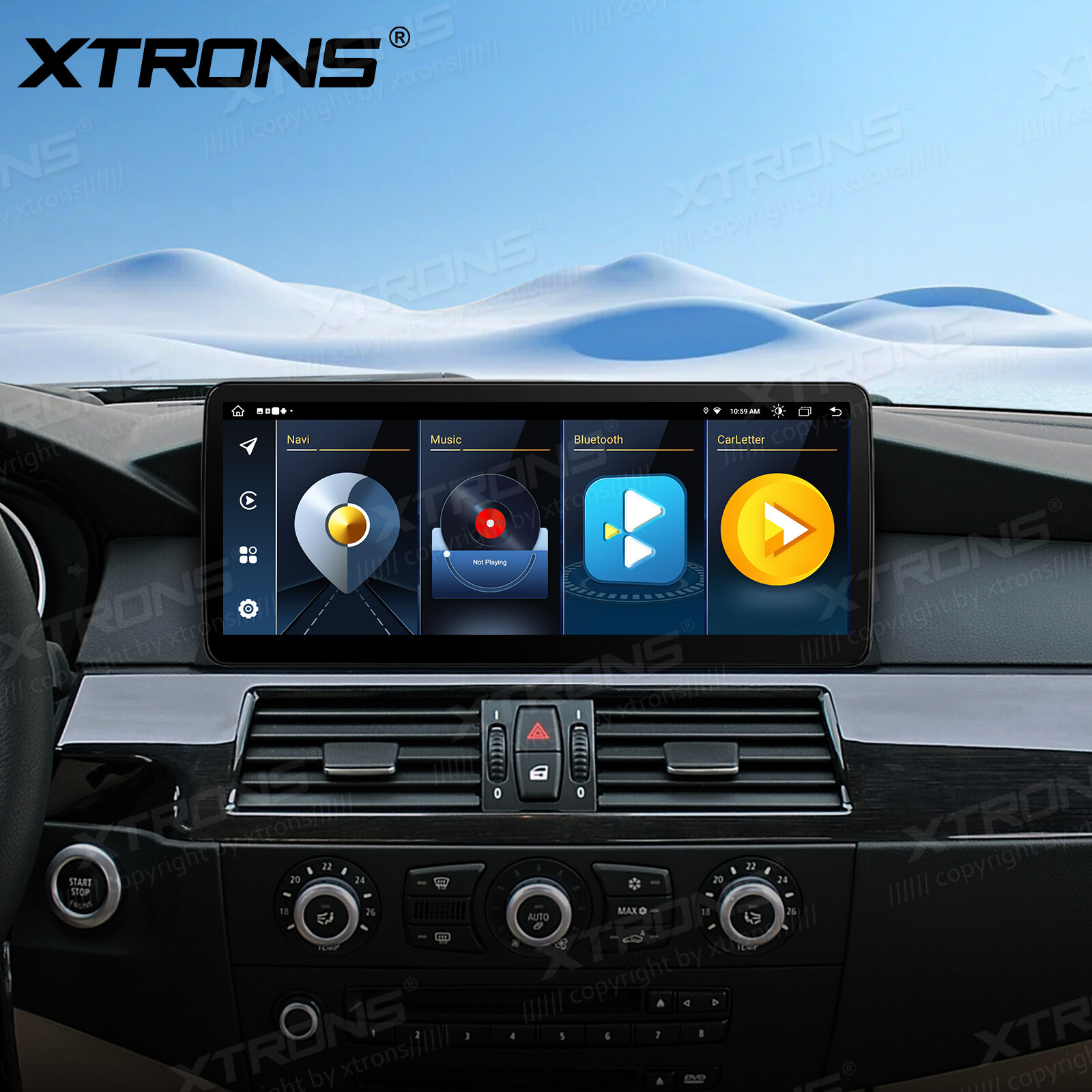 12.3″ IPS Android 13 4G WIFI Car GPS Stereo CarPlay WiFi For BMW 5er E60 E61 CCC