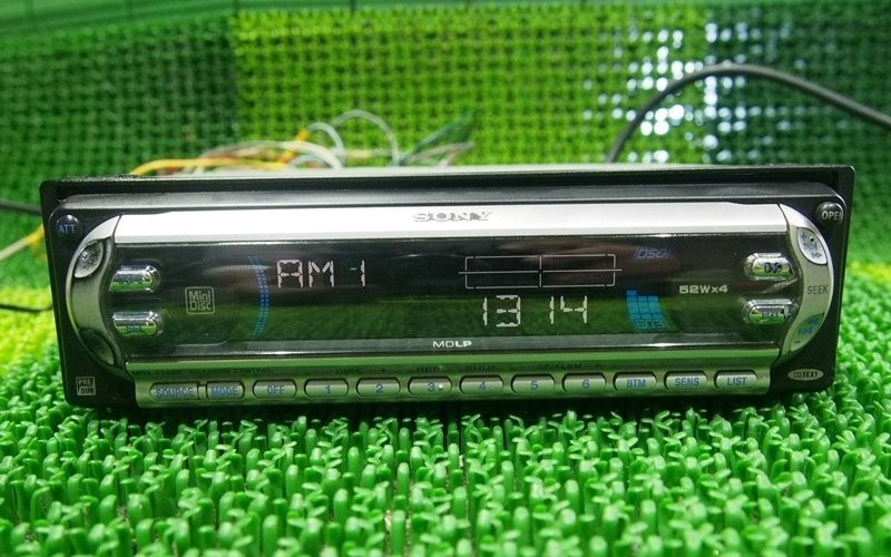 SONY MDX-F5800 FM/AM MiniDisc Player S-MOSFET Power IC 1DIN Car Audio 52Wx4