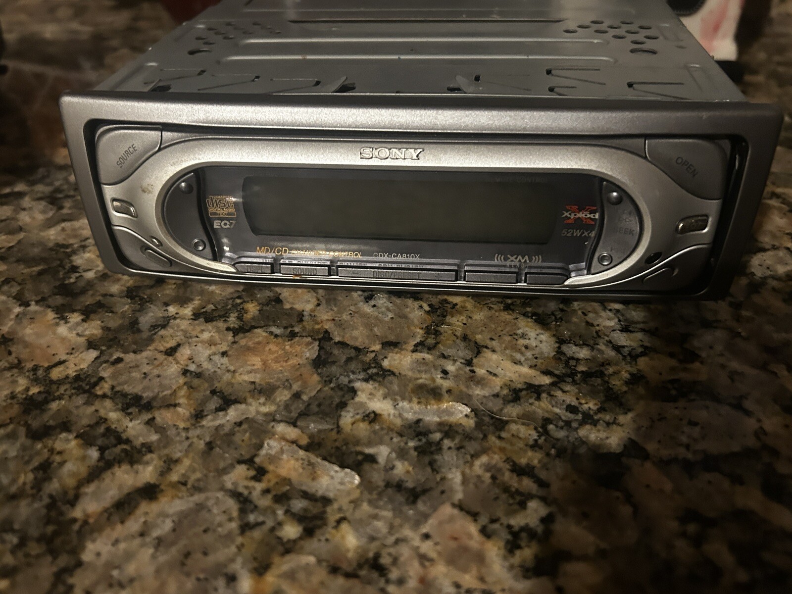Vintage SONY Car CD PLAYER Xplod AM/FM STEREO RADIO In Dash Receiver CDX-CA810X