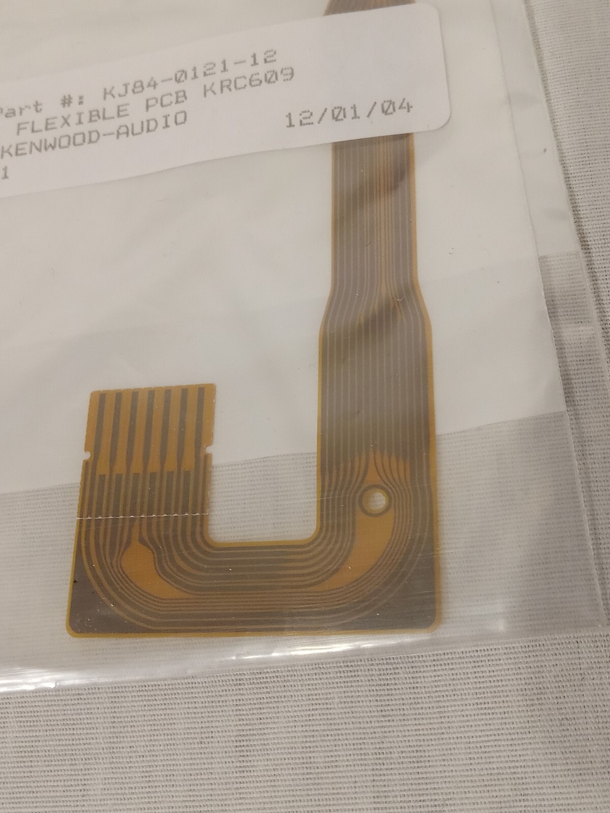 New Genuine Kenwood KJ84-0121-12 Ribbon Flex Cable for KDC-MP8017 w Bonus Manual