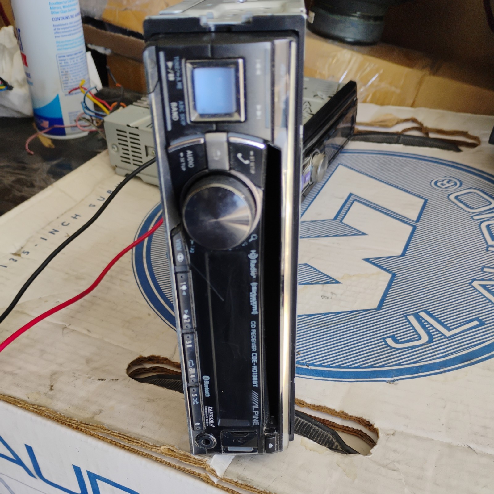 Alpine CDE-HD138BT CD, AUX, USB Radio Receiver
