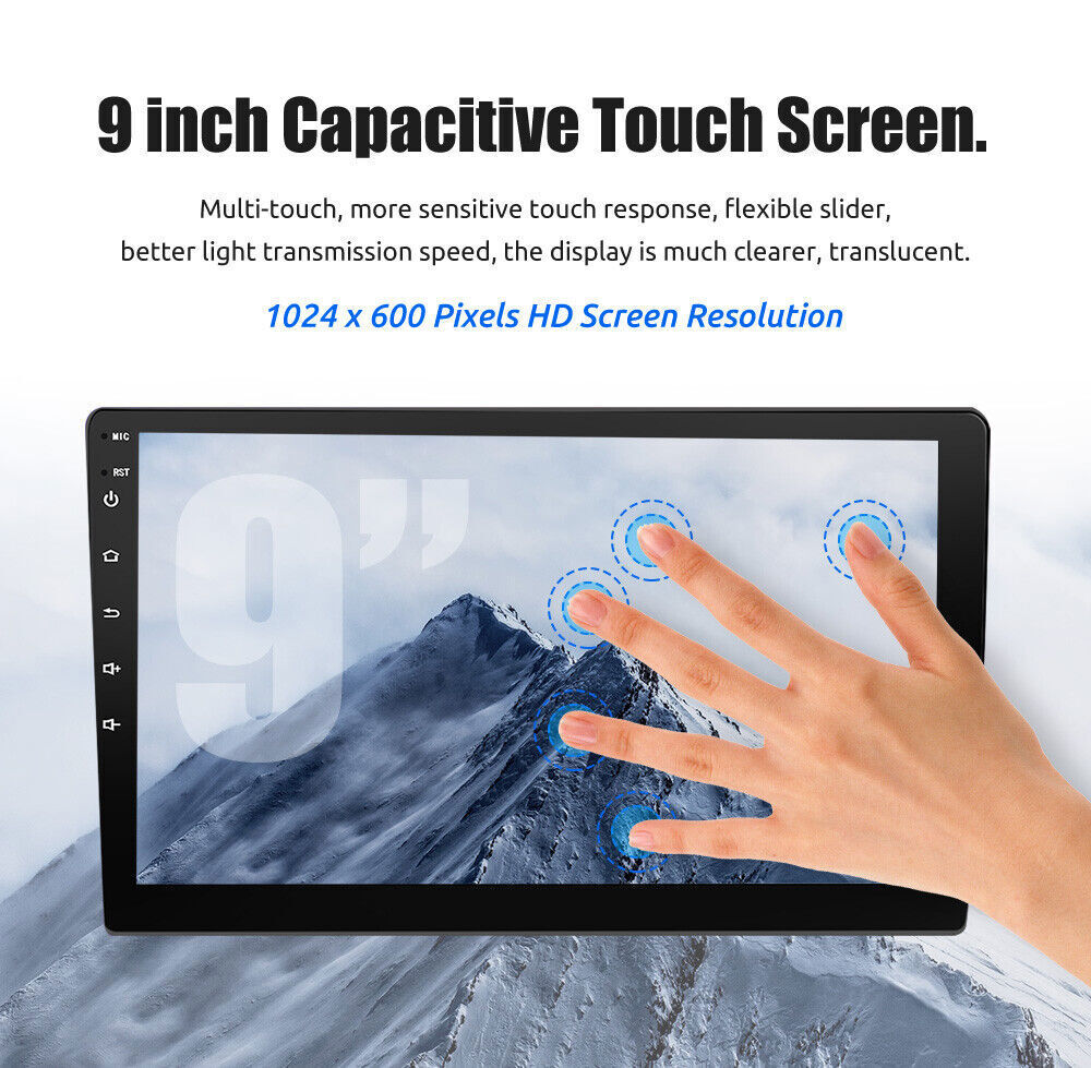 9″ inch Android 11 2+32GB 2 DIN Car Stereo GPS Navi MP5 Player WiFi BT FM Radio