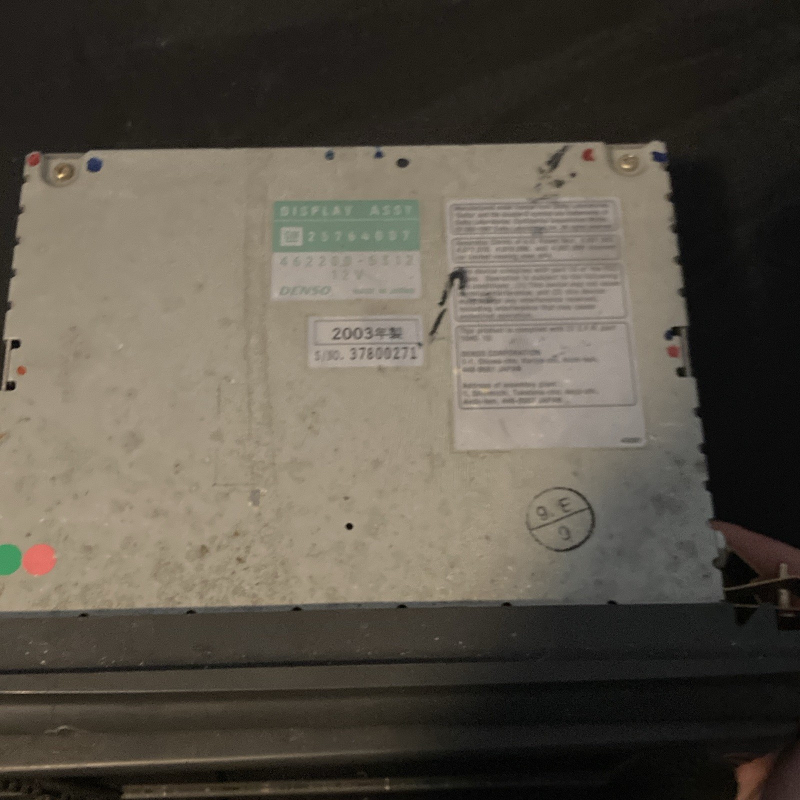 Denso Display Assy 2 DIN In-Dash Navigation Touchscreen Unit MPN 25794-5517