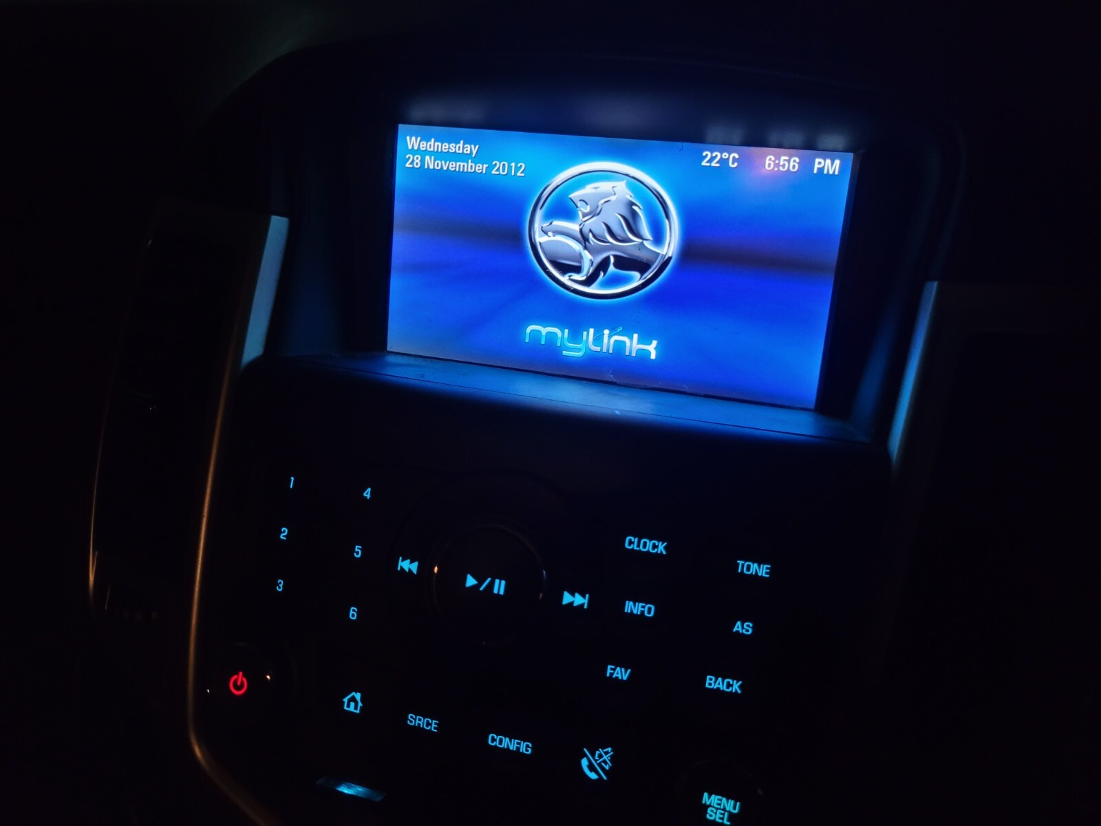 Holden Cruze JH Top Dash Display Screen Touchscreen MyLink Type 11 – 17