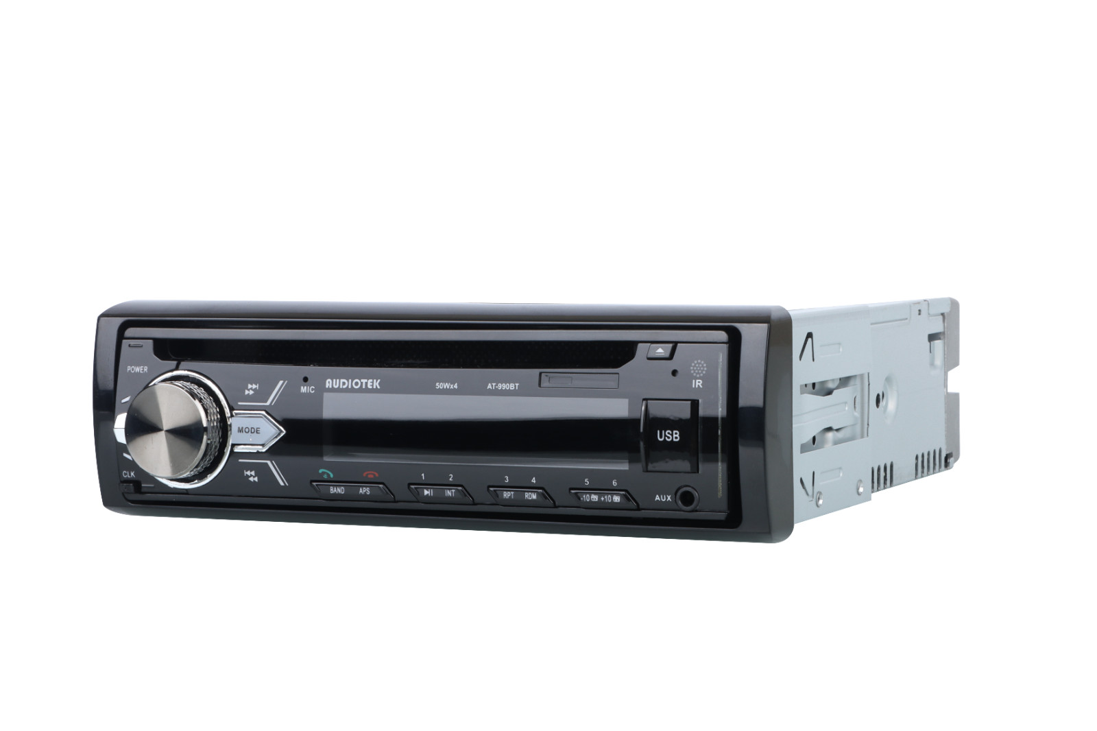 Audiotek AT-990BT Car CD Receiver + 2x Audiobank AB-630 400W 6.5″ 4-Way Speakers