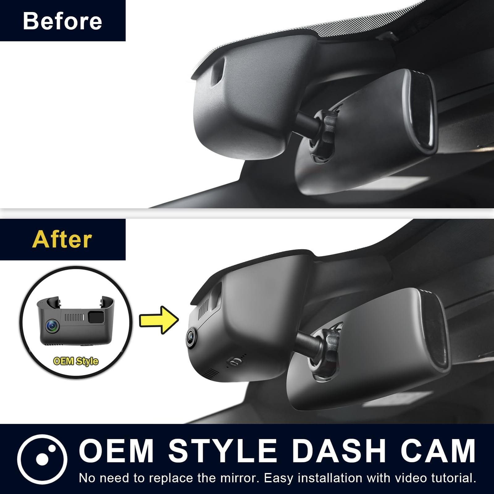 Front 4K & Rear 1080P Dash Cam Custom Fit Jeep Grand Cherokee 2016 2017 2018 …