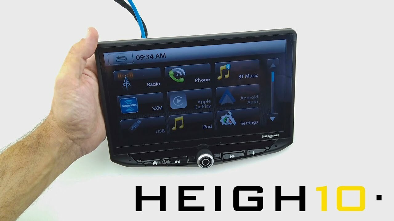 Stinger HEIGH10 UN1810 10” Floating Car Stereo Apple CarPlay Android Auto Radio