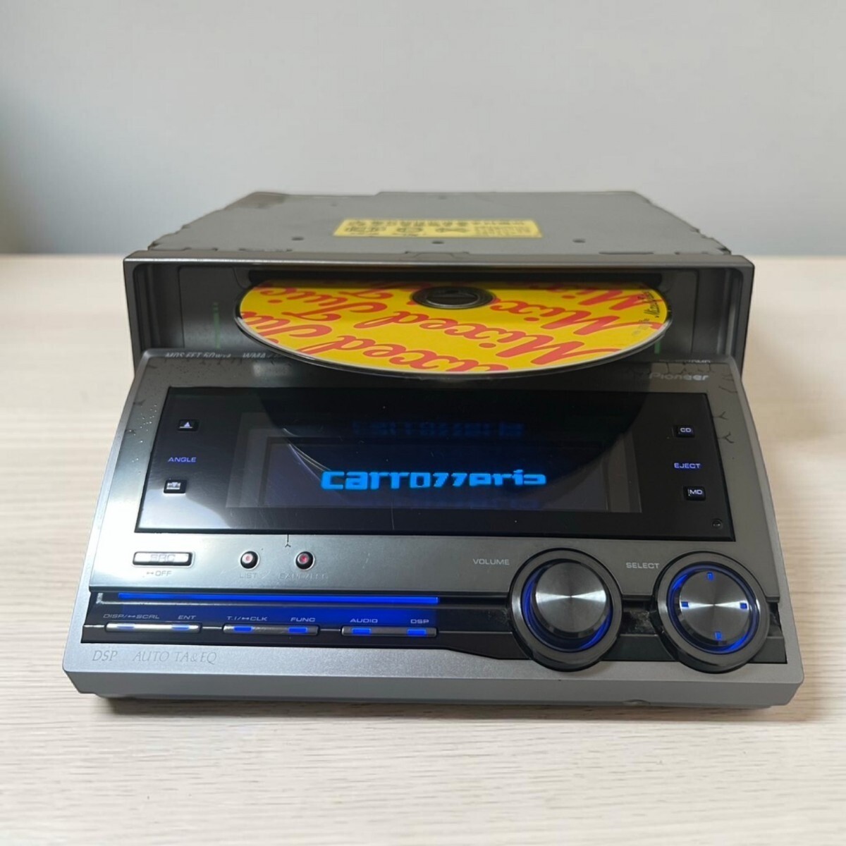 Pioneer Carrozzeria FH-P070MD 2DIN Car Audio CD MD Receiver Good GP