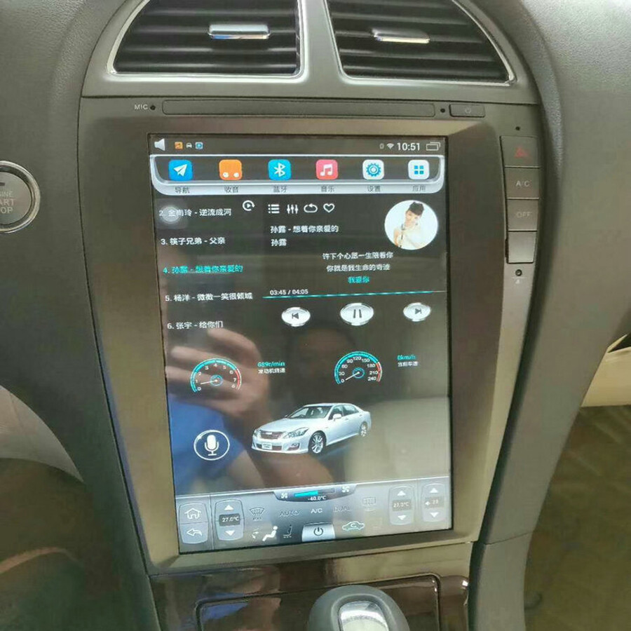 12.1″ Android Navigation Car Gps For Lexus Es Es240 Es300 Es330 Es350 06~12