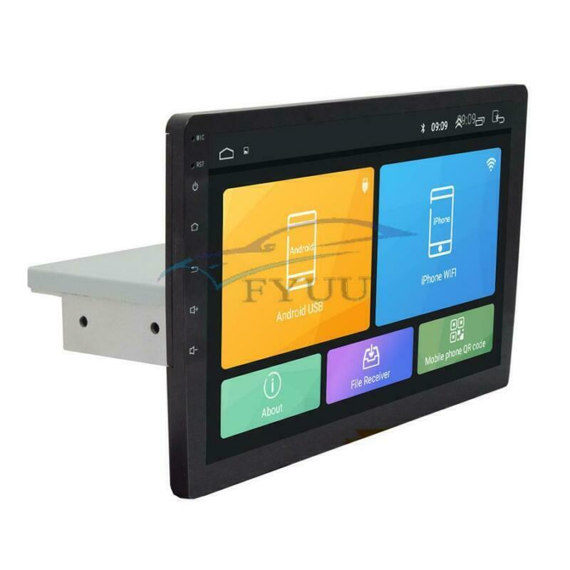 1 Din 9″ 1080P Touch Screen Quad-core RAM 2GB ROM 16GB Car Stereo Radio GPS Nav