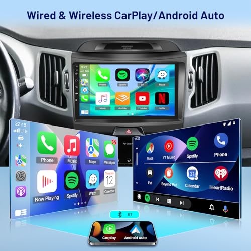 [4G+64G] Car Radio for Kia Sportage 2010-2016 with Wireless 4+64G