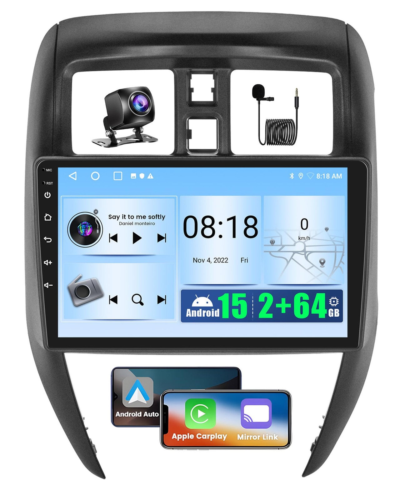 Realdio 2+64GB Nissan Versa Car Radio
