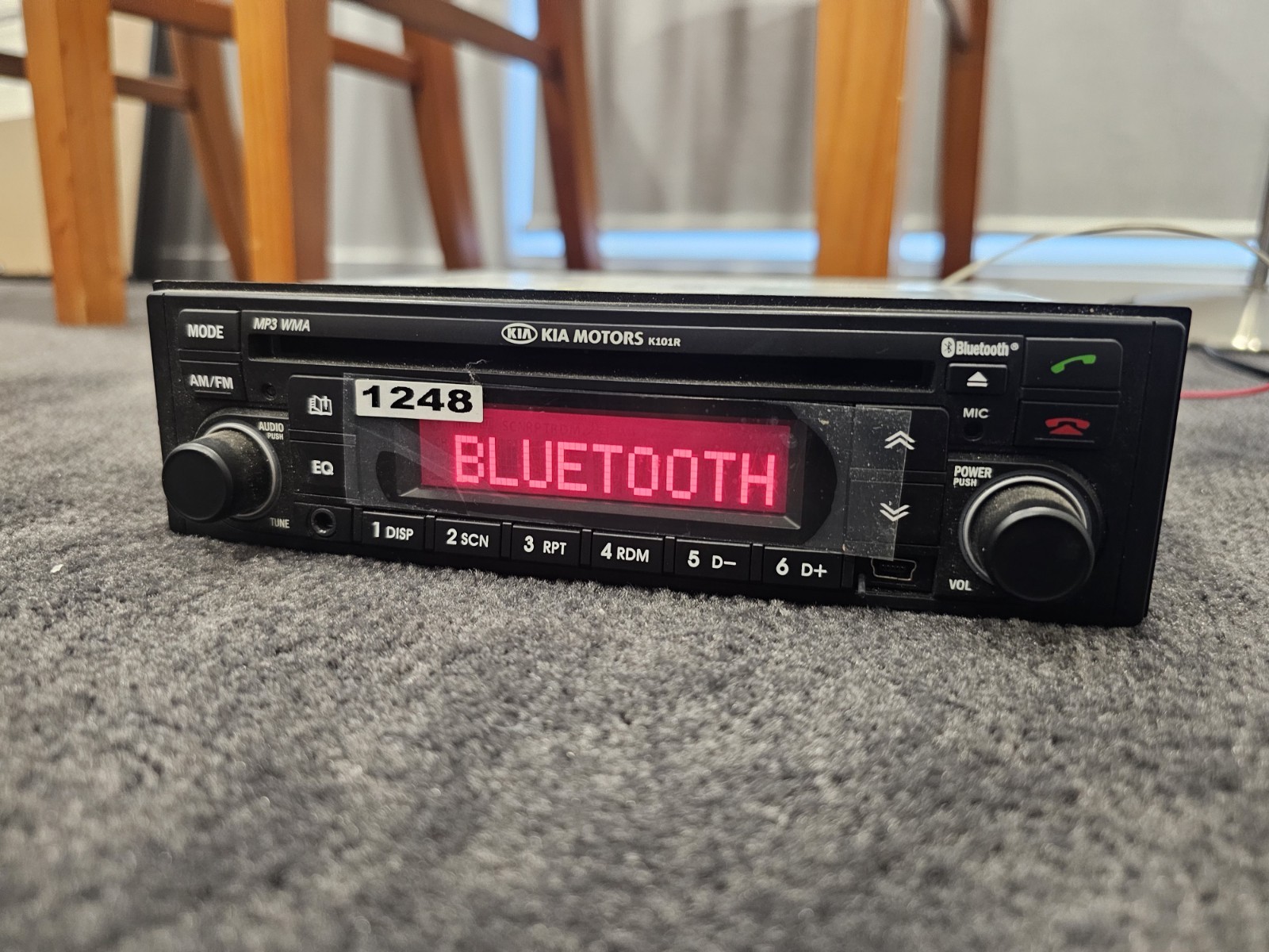 VDO (Kia) K101R Single DIN Head Unit Bluetooth Radio MP3 USB FM EQ (CD9303UB)