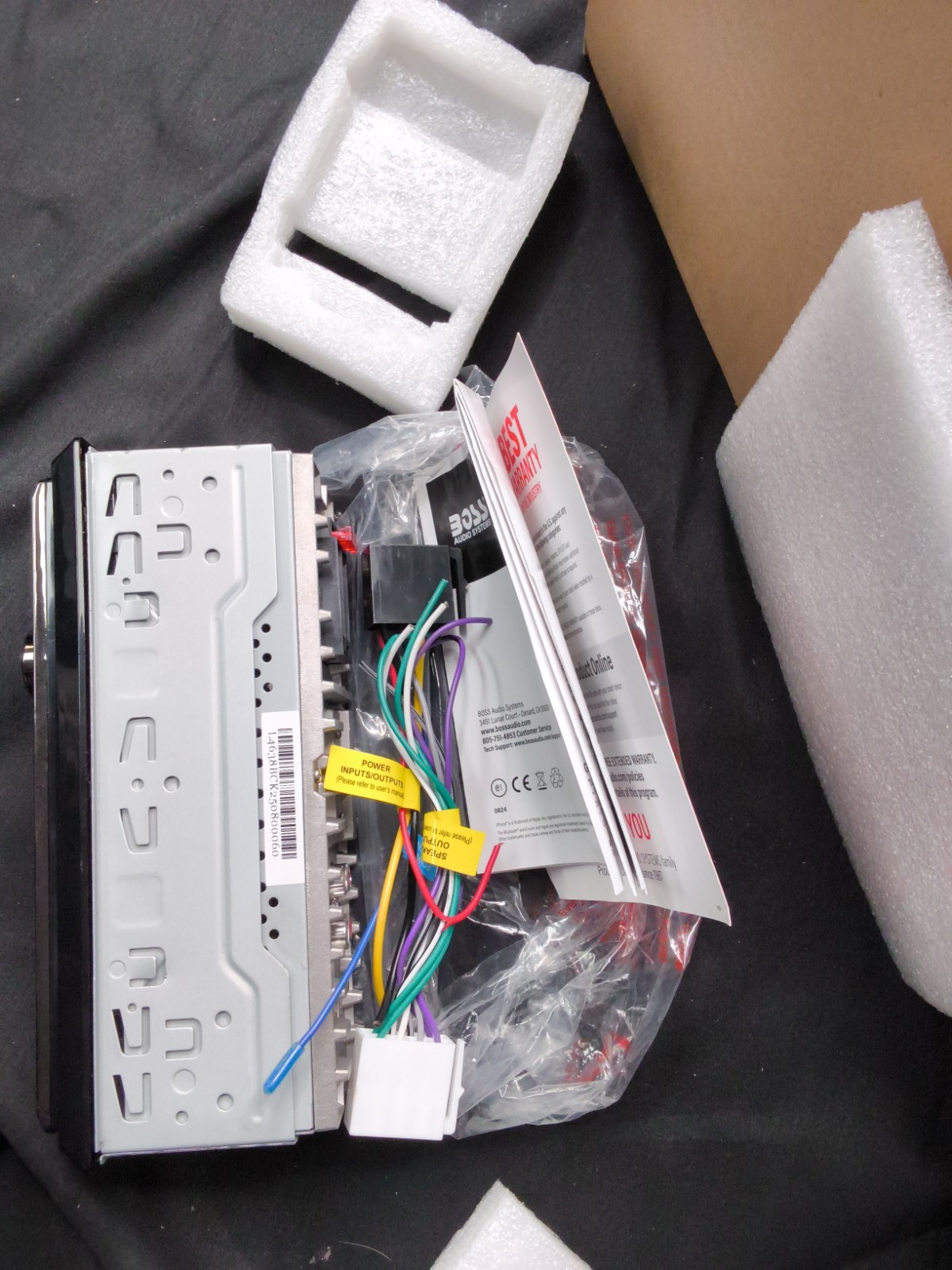£Boss Audio 638BCK Single DIN Bluetooth Car Stereo- New /Damaged Box (G3)