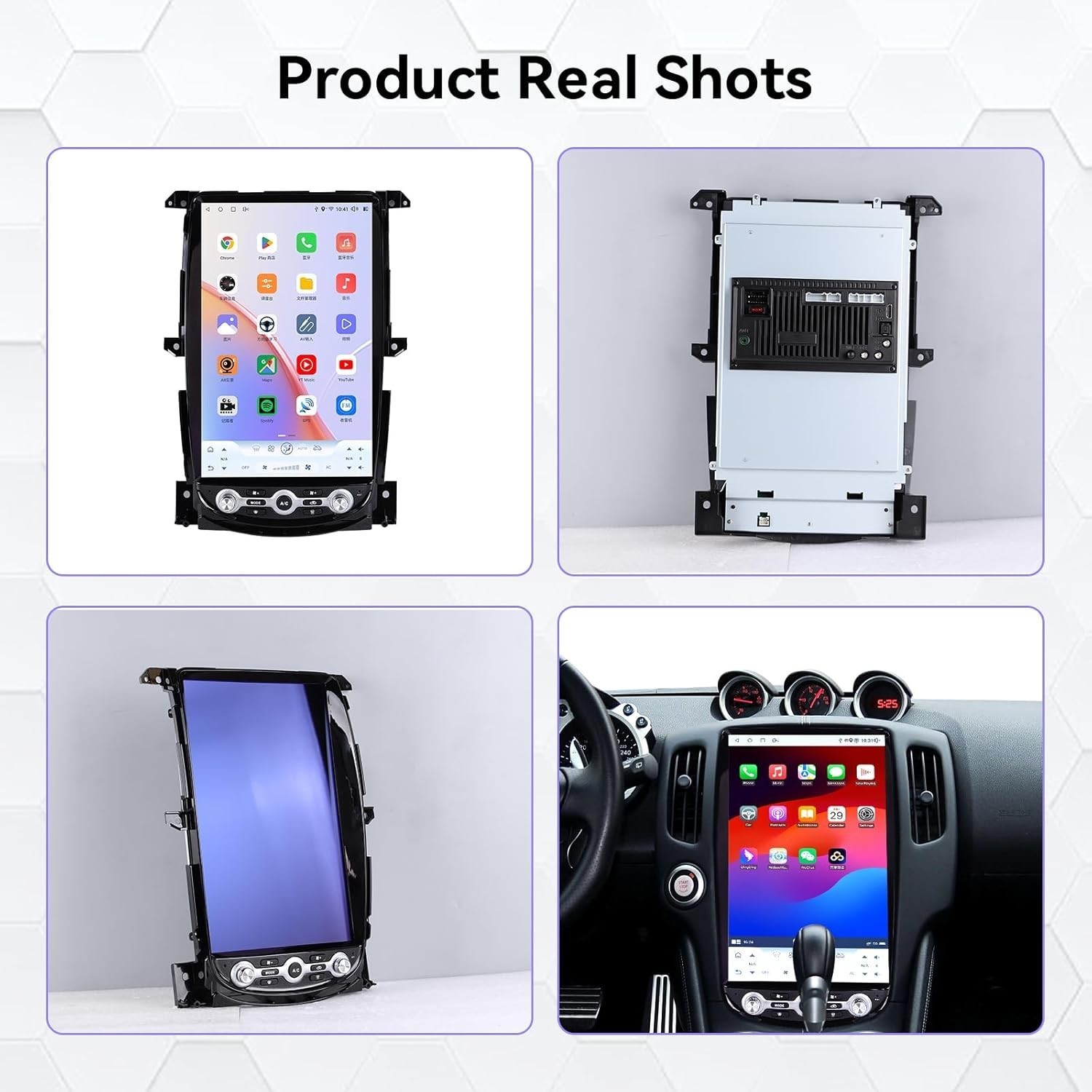 14.5″ Tesla Style Android 13 Radio For Nissan 370Z 2005-2019 CarPlay GPS 8G+128G