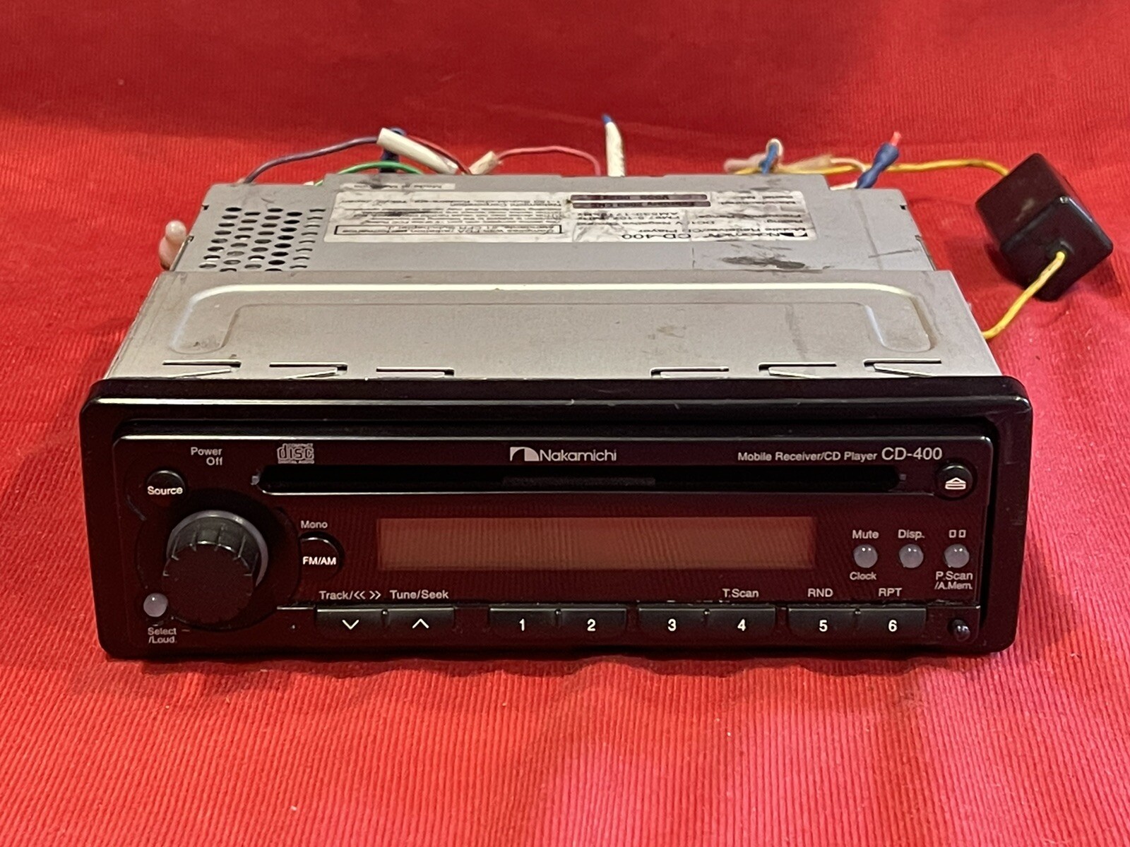 USED NAKAMICHI CAR AUDIO CD PLAYER RADIO AUDIO UNIT VINTAGE CD-400 CD400