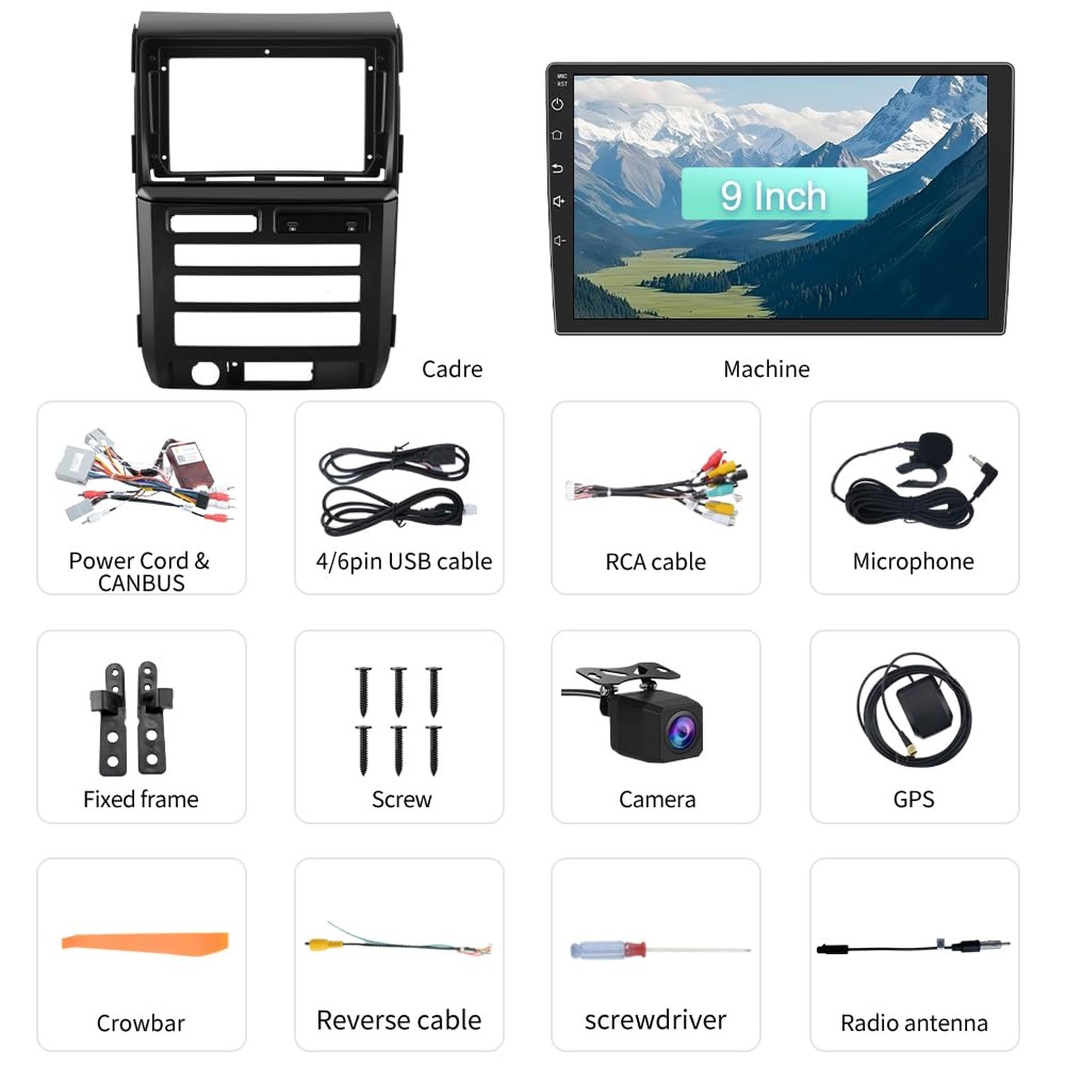 Android Radio for Ford F150 2009-2012 0nly Fit Auto AC 2GB+64GB | 9 inch Touc…