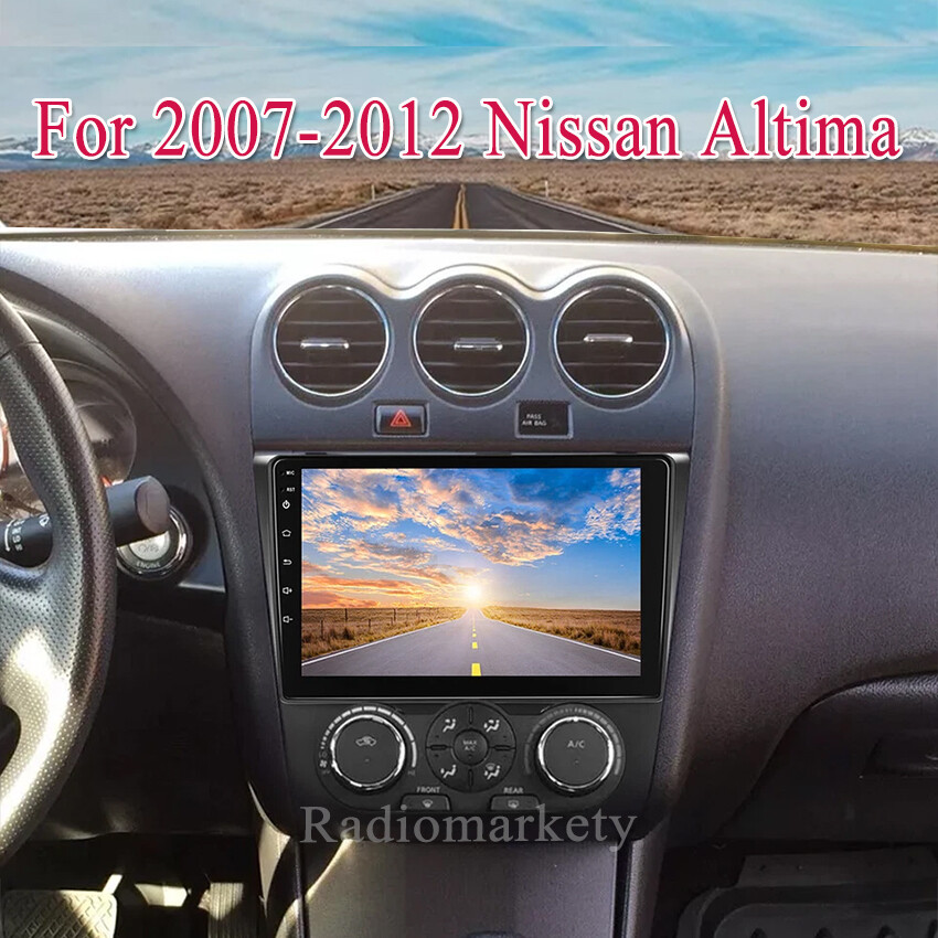 For 2007-2012 Nissan Altima Apple CarPlay Car Radio Android 12.0 GPS Stereo +Cam