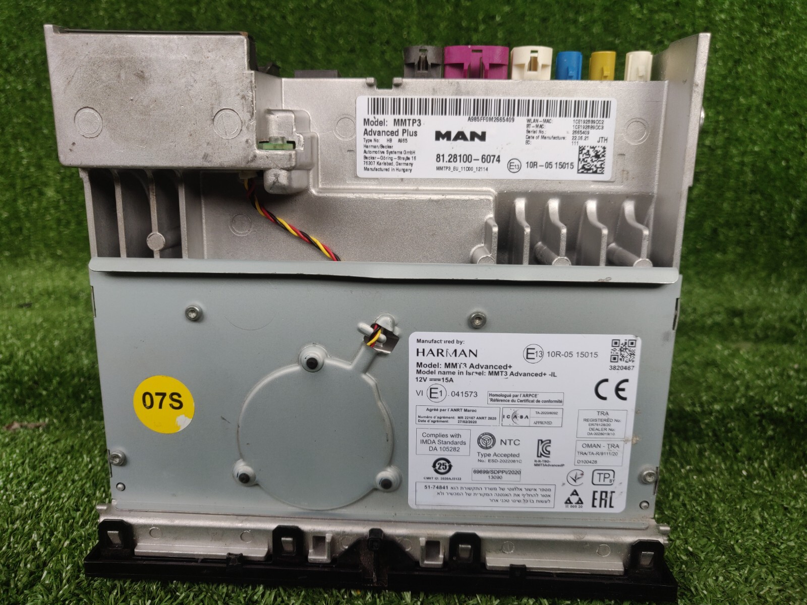 Man Mmt3 Advanced+ 81.28100-6074 81281006074 Original Car Radio System