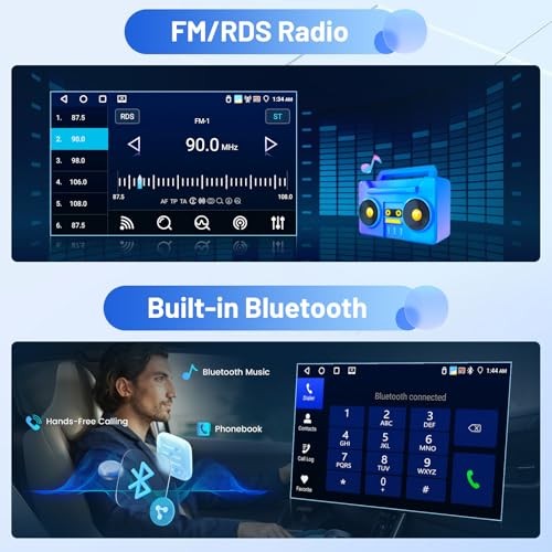4G 64G Radio for Mazda 6 2007-2012 CarPlay Car Stereo Android 15 IPS 9″ 4+64G