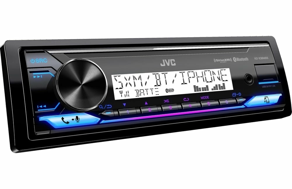 JVC KD-X38MBS Single-DIN Marine Receiver + XM Ready