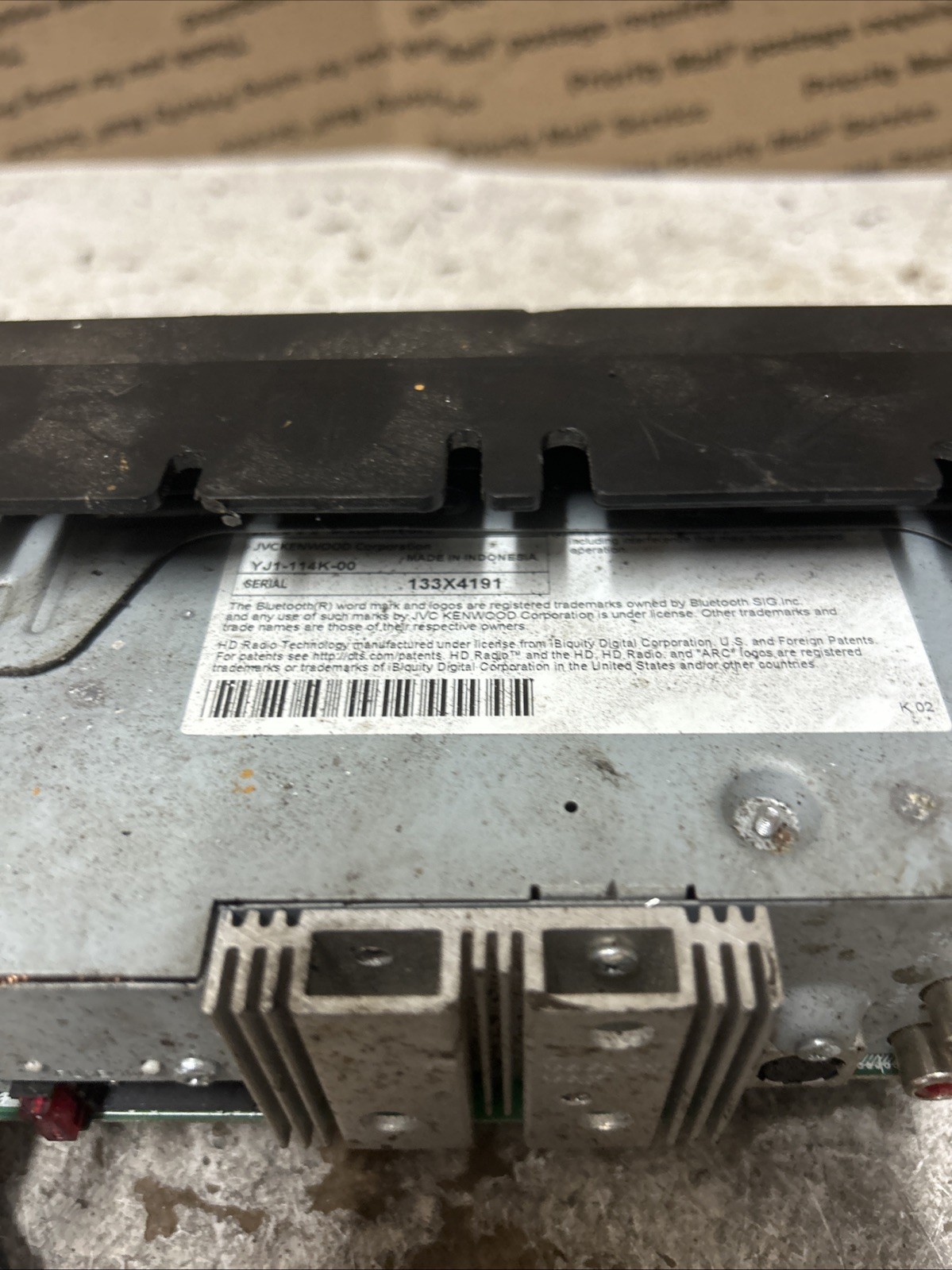 97-04 Mercedes R170 SLK230 Kenwood KMM-BT522HD Digital Media Receiver Bluetooth