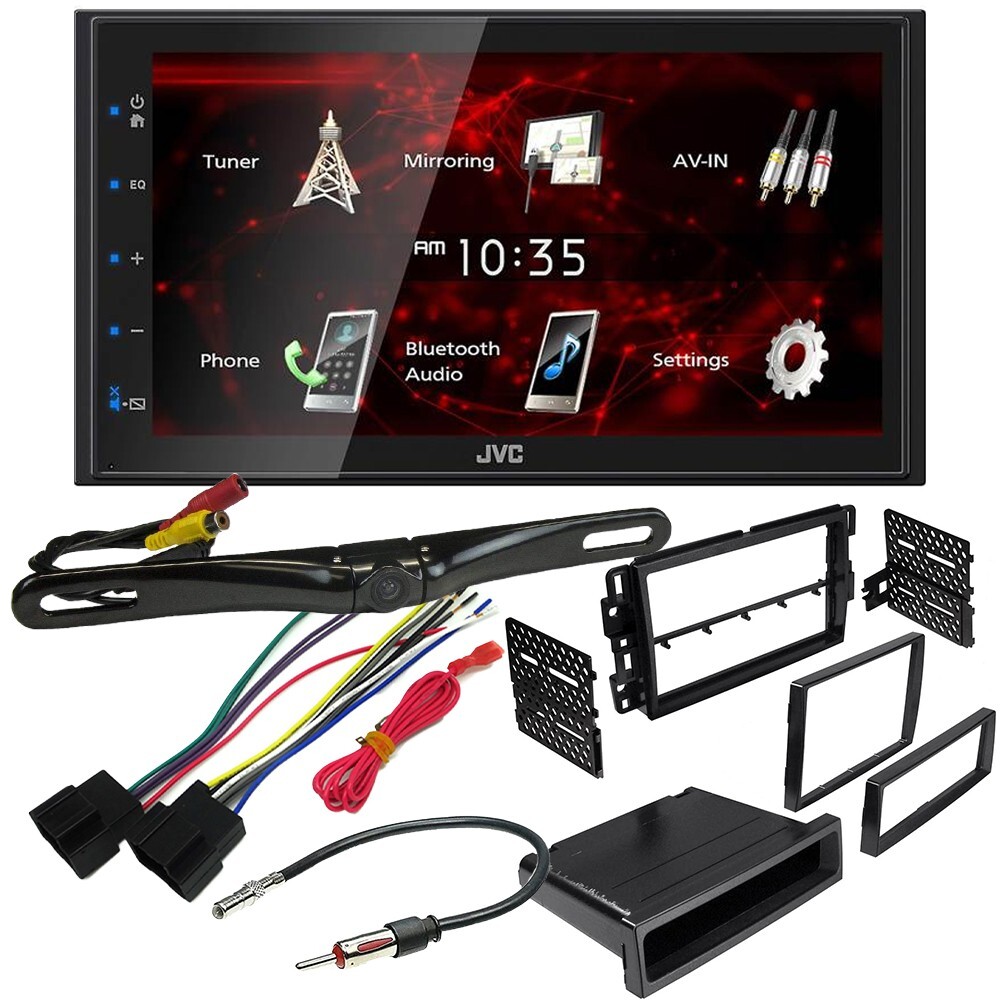 JVC 6.75″ Digital Media Car Stereo AM/FM Radio w/Camera for 2007-2013 GMC Sierra