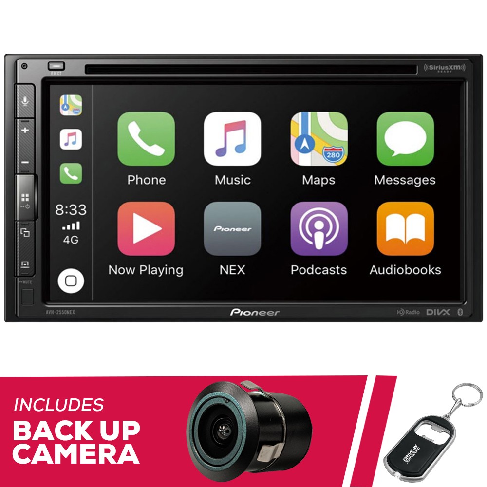Pioneer AVH-2550NEX 6.8″ DVD with Amazon Alexa and Backup Bullet Camera
