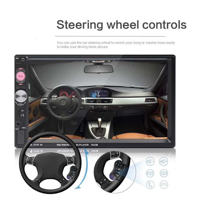 2 Din 7″ HD Touch Screen Autoradio MP5 Stereo Multimedia Player Radio Auto Audio