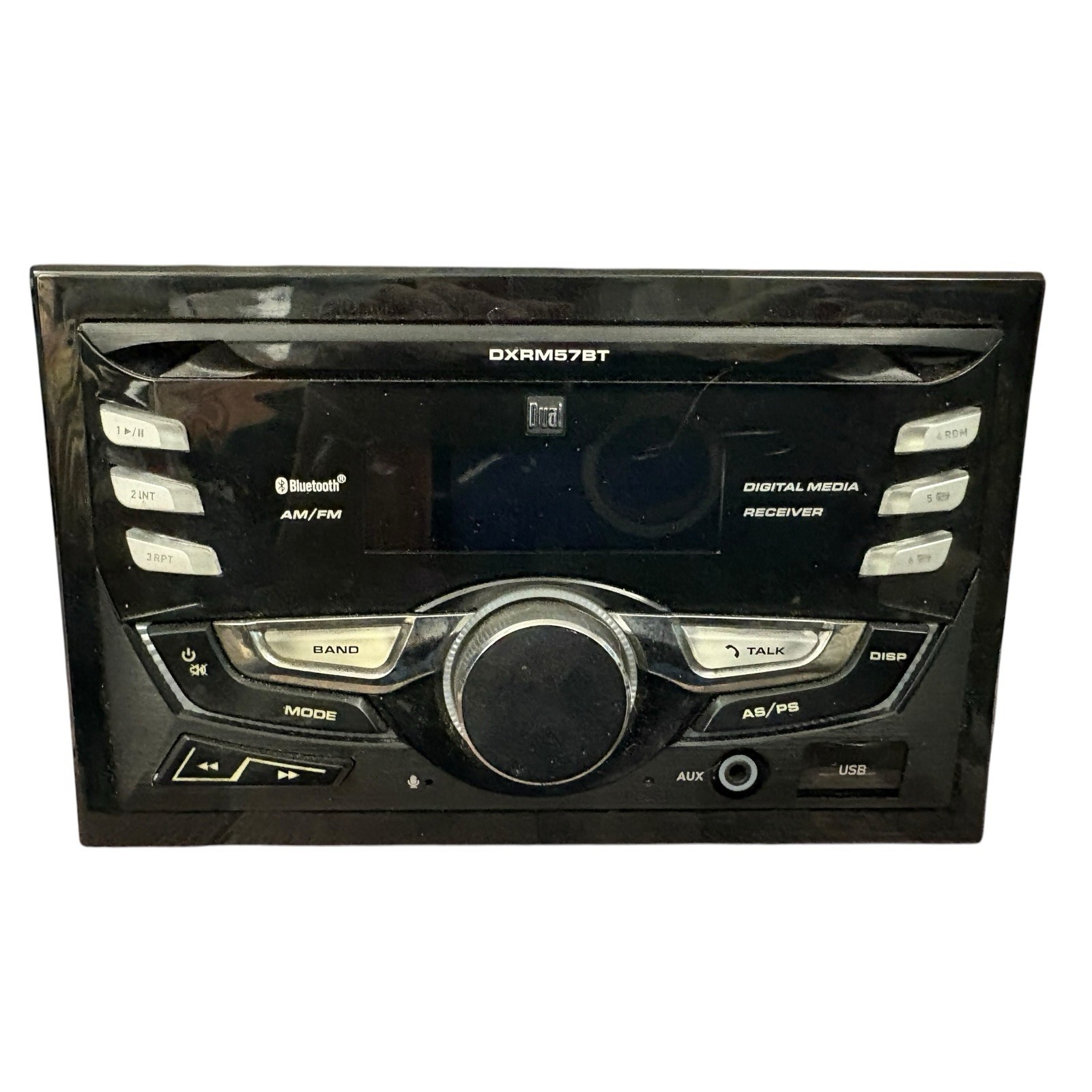 Dual Electronics DXRM57BT 2-DIN Car Stereo AMFM Bluetooth AUX USB Head Unit ONLY