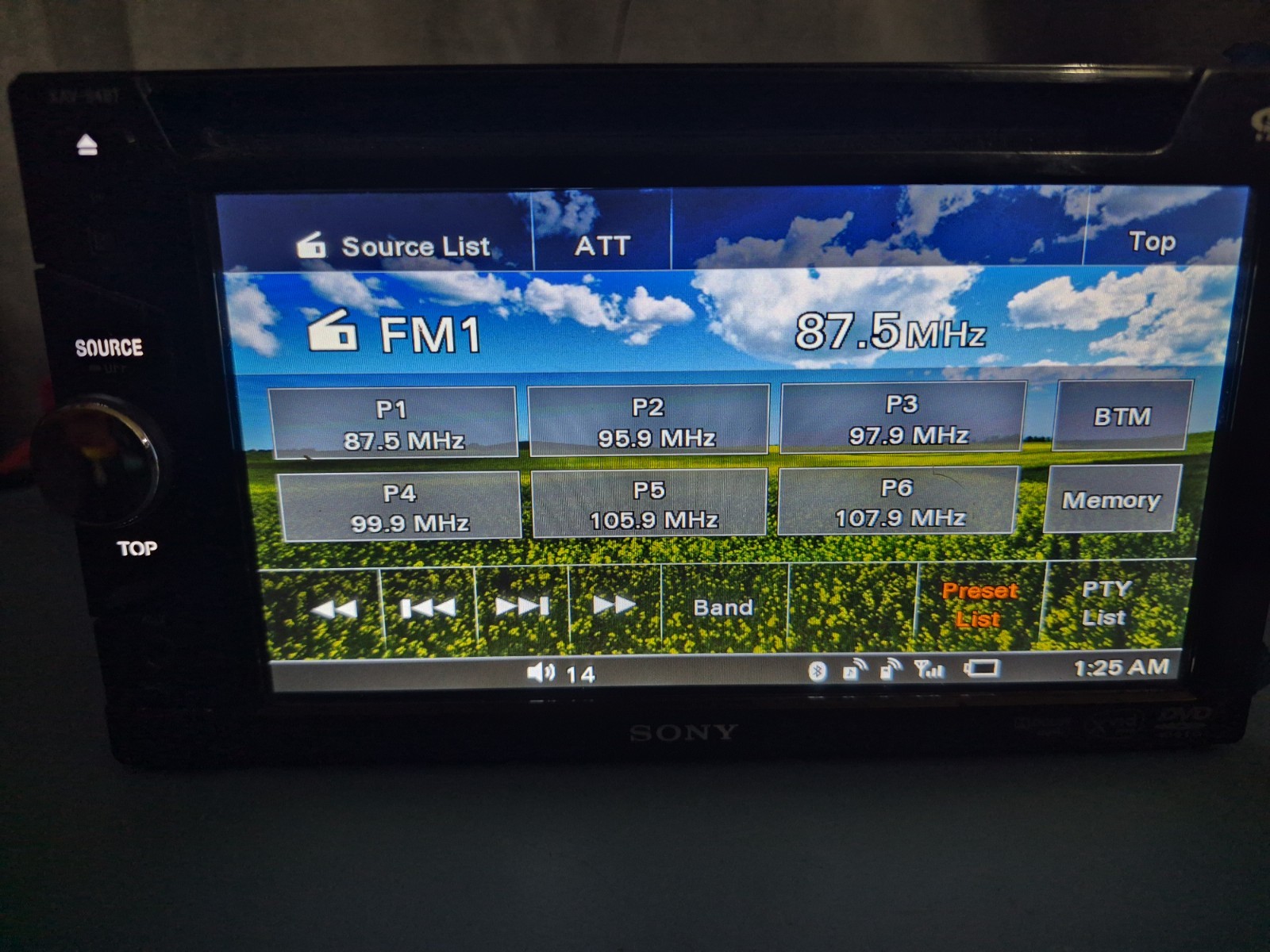Sony XAV-64BT Double Din Touchscreen Car Stereo With Bluetooth – DVD CD Player