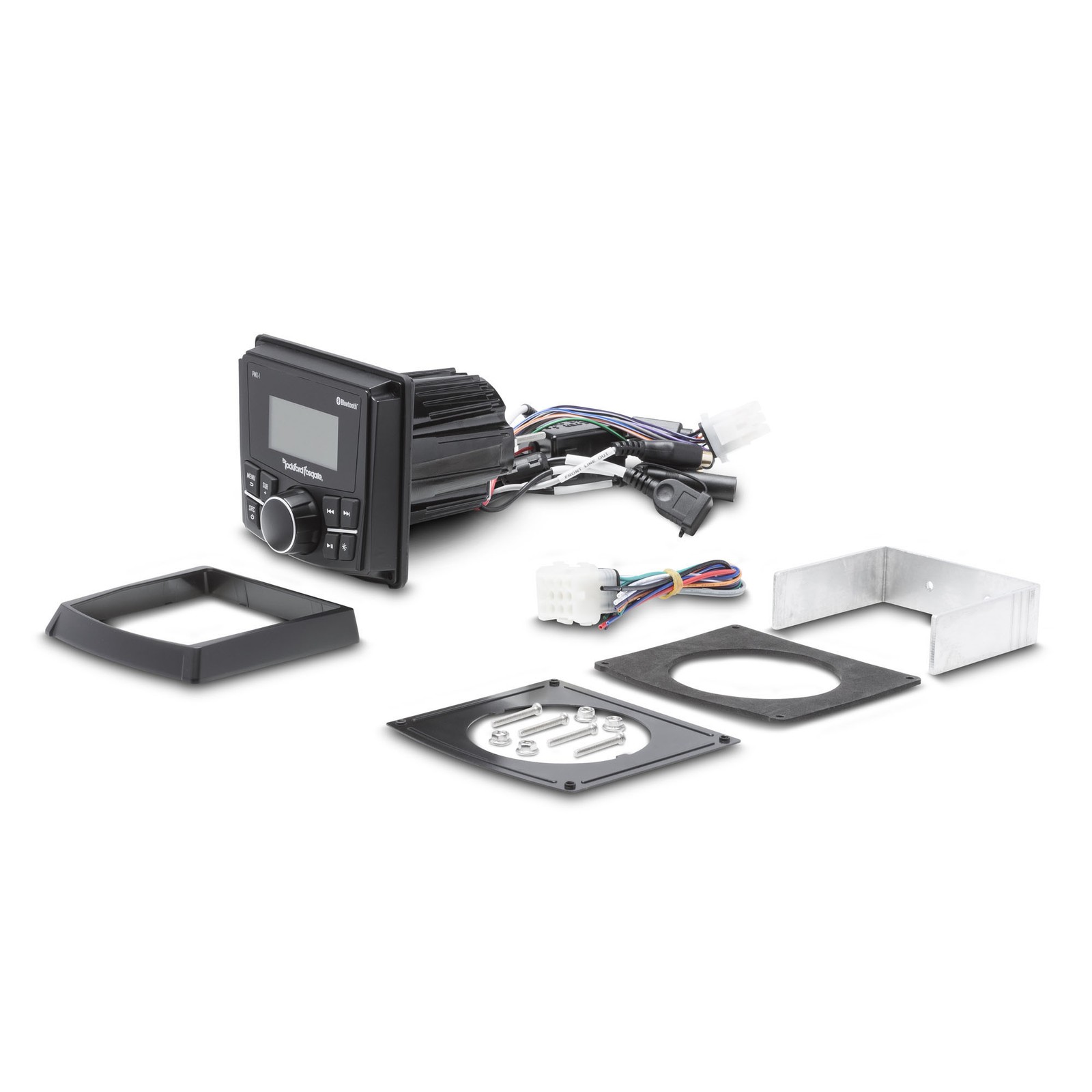 Rockford Fosgate PMX-1 Media Receiver with IPX6 2.3” Display, 7-Band + Peq Eq…