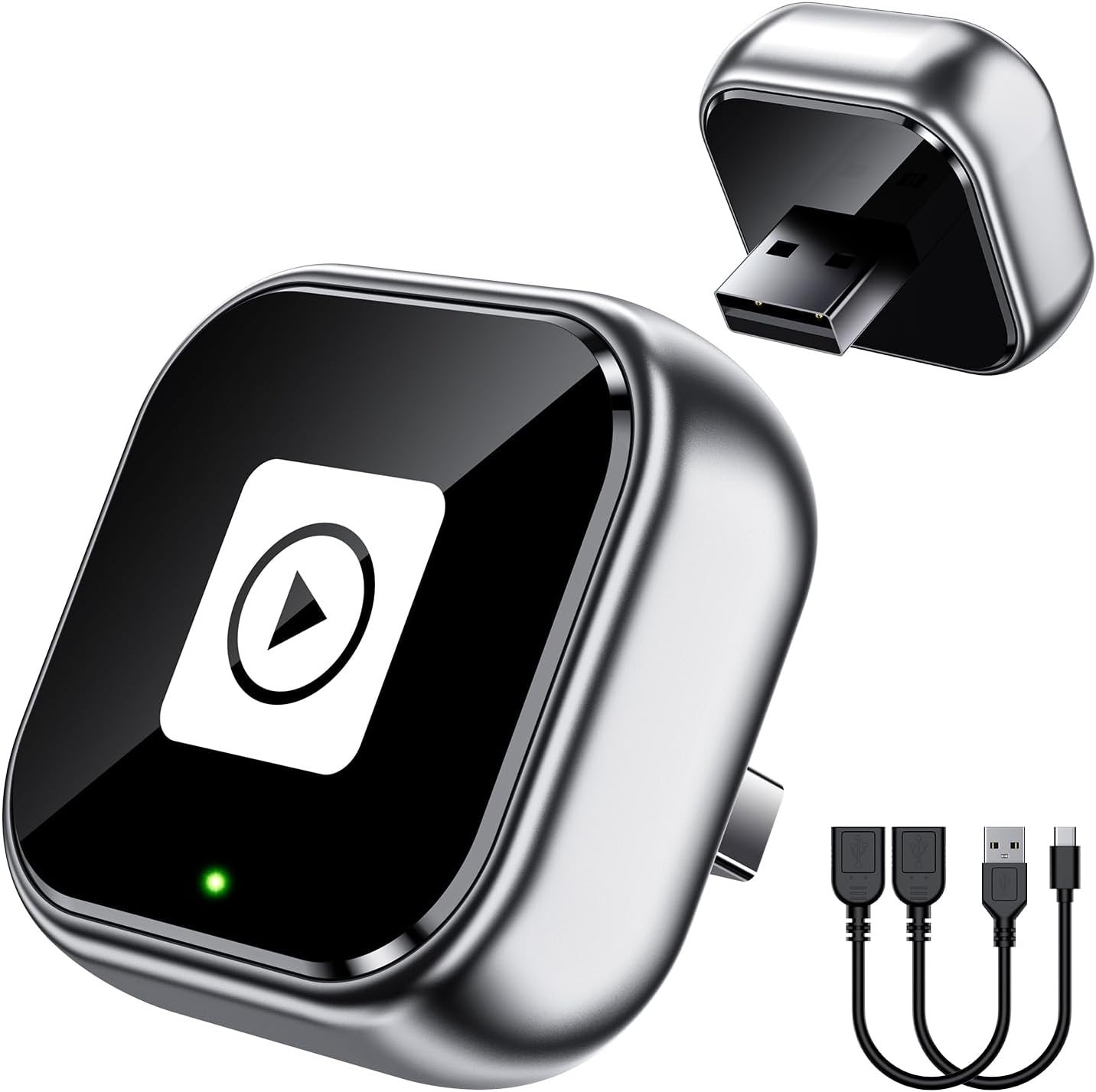 Wireless Carplay Adapter ,Wired CarPlay to Wireless,Mini USB Design for Car Play