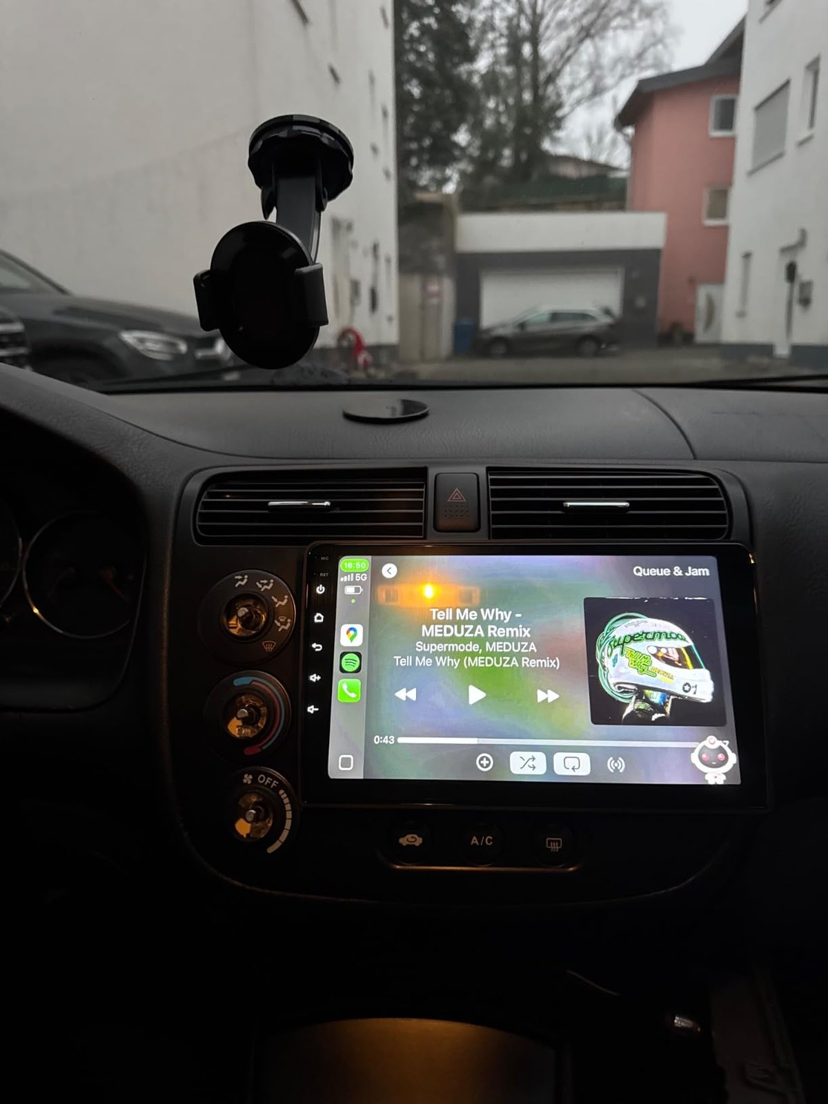 64G Apple CarPlay For 2001-2005 Honda Civic Car Stereo Radio Radio GPS Player