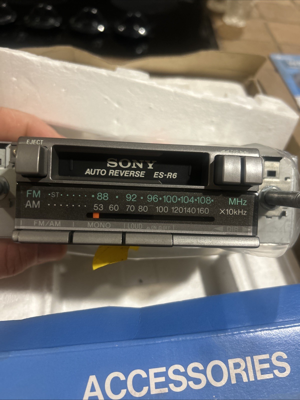 Vintage Sony ES-R6 Auto Reverse FM/AM Cassette Car Stereo