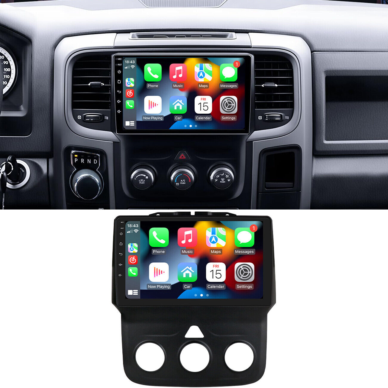 8Core +32G For 2013-2018 RAM 1500 Classic Truck CarPlay Android Radio Stereo GPS
